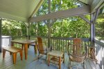Hidden Falls - Upper Level Screened Porch with Seating